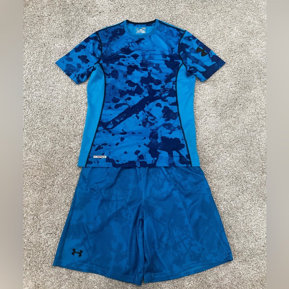 Under Armour Blue Athletic Set